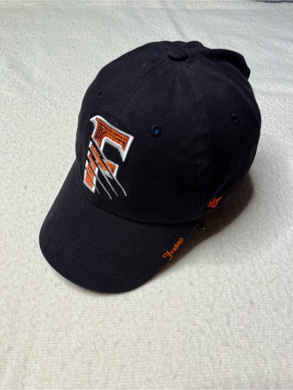 ‘47 Brand MiLB Fresno Grizzlies Black Women’s Adjustable Hat Cap OS Rockies MLB